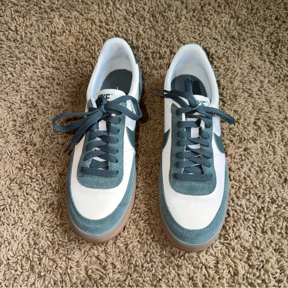 Women’s Nike Killshot 2 Sneakers Off White And Green Size 8.5 - Picture 2 of 7